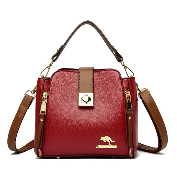 Luxury Cowhide High Capacity Handbag