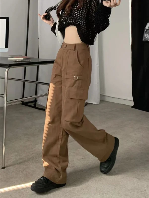 Oversized Vintage 90S Cargo Low Waist Trousers