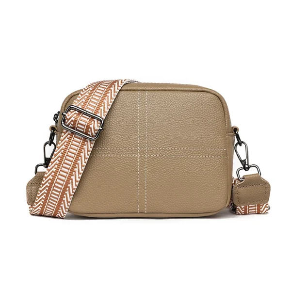 100% cowhide Vintage Crossbody Bag