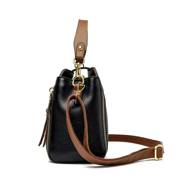 Luxury Cowhide High Capacity Handbag