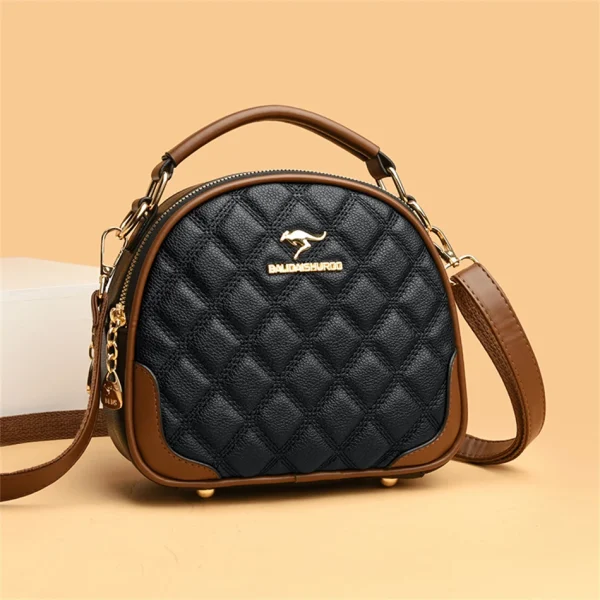 High Quality luxury designer PU Leather Small Crossbody bag