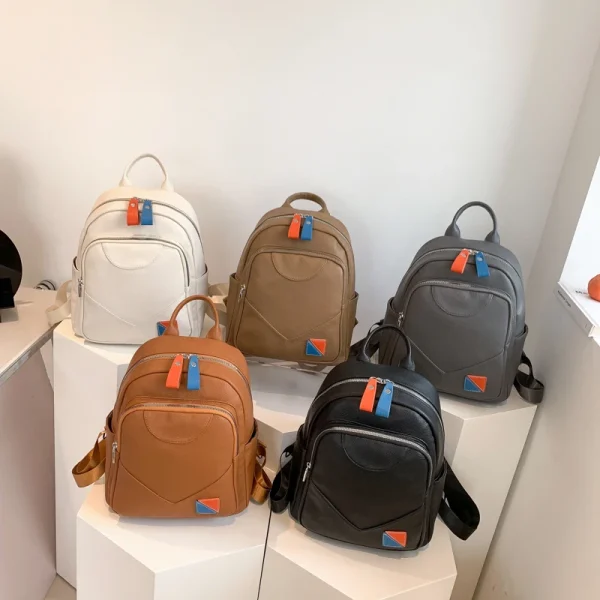 High-quality Soft Leather Backpack