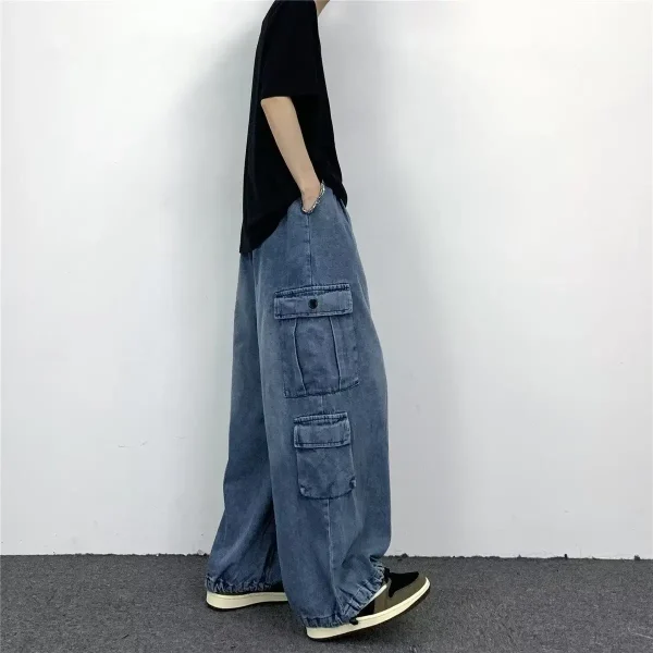 American Pocket Hip Hop Street Cargo Casual Pants