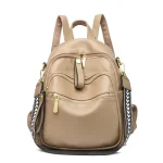 High Quality Soft Leather Travel Backpack School