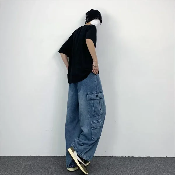 American Pocket Hip Hop Street Cargo Casual Pants