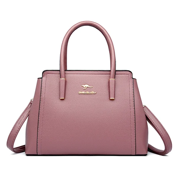 Large Capacity Retro Women Luxury PU Leather Handbag