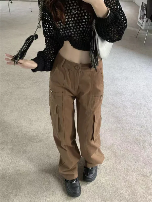 Oversized Vintage 90S Cargo Low Waist Trousers