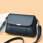 Luxury Vintage  Women Soft Leather Shoulder Crossbody Bag