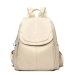 High Quality Large Capacity  Leather Backpack