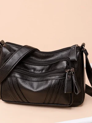 Women-Hobos-Multi-pocket-Bolsas-Feminina-High-capacity-Women-Messenger-Bag-High-Quality-Soft-Leather-Crossbody