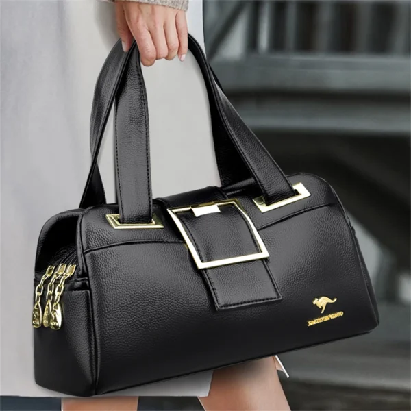 Women Multi-layers  Luxury Designer Large Capacity Leather Handbags