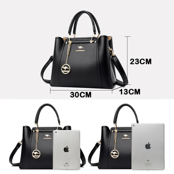 Top-Handle High Quality Luxury Designer Genuine Vintage Bag