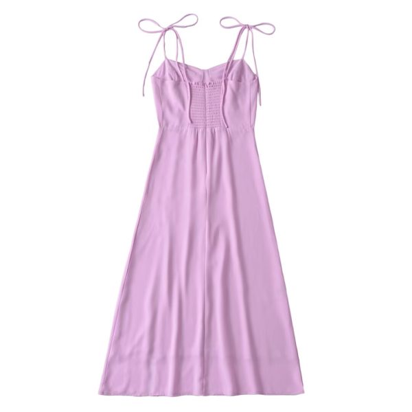 Women's Solid Color High Length Sexy Dress Women