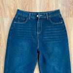 Vintage Women Wide Leg Jeans Harajuku Baggy Denim Trousers Oversized photo review