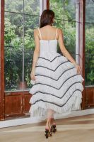 Women's Irregular Asymmetric Tiered Dress