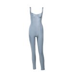 Women's Spring   Clothing Elegant Casual Glossy Jumpsuit for Women