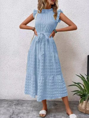 Women's Clothing Summer Fashionable Stringy  Dress
