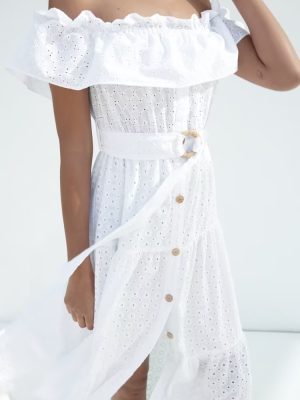 Women's Embroidery Midi Dress Dress Long Dress