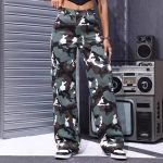 Women's  Summer Fried Street Sweet Cool Loose Straight Drooping Wide Leg Casual Pants