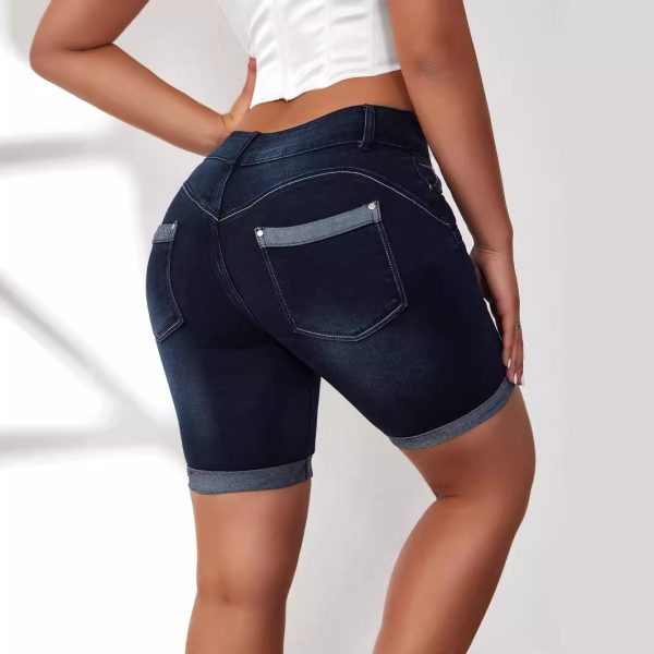 Women's Shorts Women Summer Slimming Middle Pants