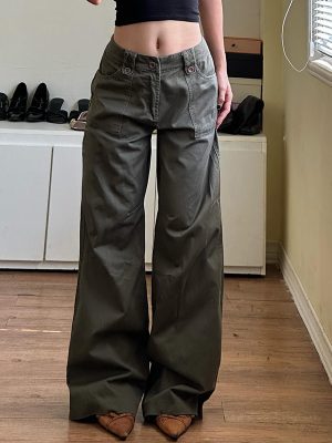 Women's Sexy Loose Slimming Simple Solid Color Casual Trousers