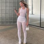 Women's Fit See through Trousers Casual Set Women