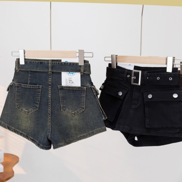 Women's High Waist Slimming All Matching Denim Shorts Women Short