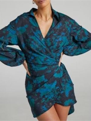 Women's Long Sleeve Floral Print Dress