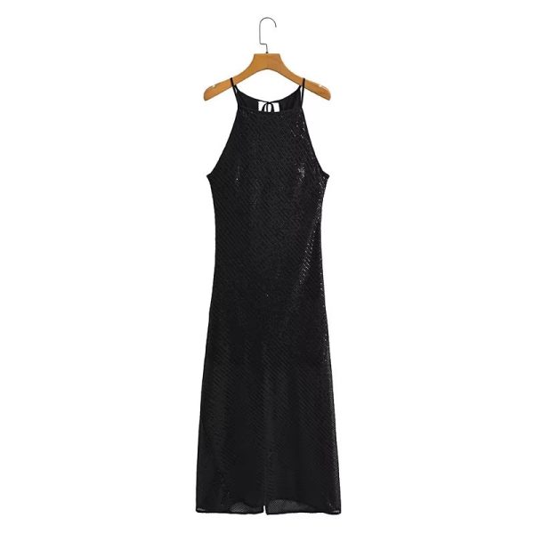 Women's Neck Sleeveless Sexy Dress