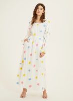 Women's  New Summer Casual Elegant Cotton Embroidered Regular Dress