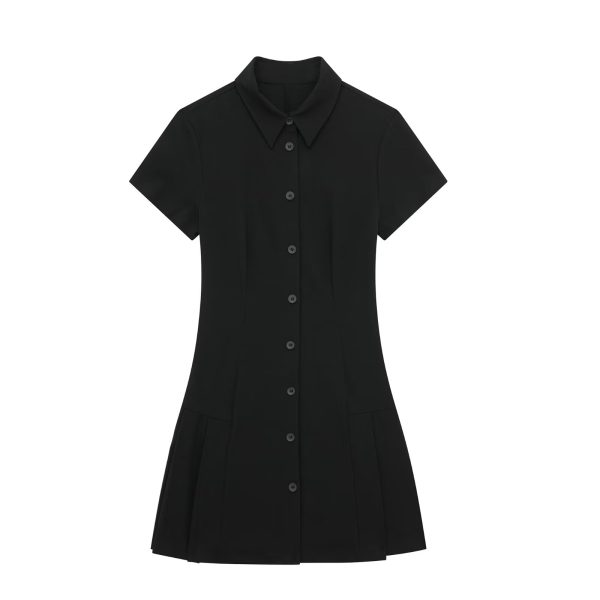 Women's  Clothing Casual Shirt Mini Dress