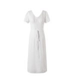 Women's  Short Sleeved Long Dress