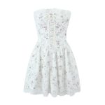 Women's Floral Strapless Dress