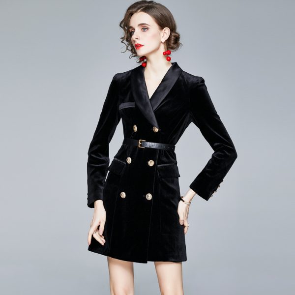 Women's  Autumn Lightly Mature Socialite Goddess Clothes Professional Suit