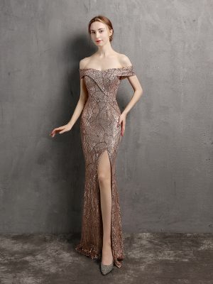 Women's Socialite Gathering Party Evening Dress