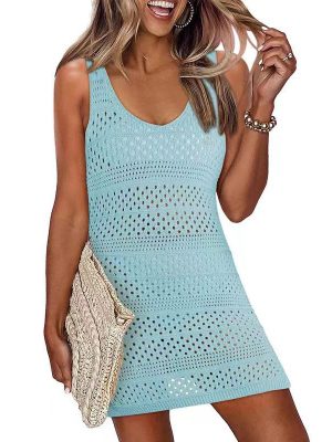 Women's  Hollow Out Cutout Swimsuit Beach Dress