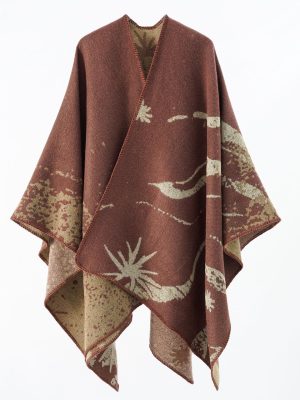 Women's Shawl Street Travel All Match Cloak Double Sided Cashmere Cloak