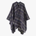 Women's  Double Sided Thickened All Matching Cloak Imitation Cashmere Warm Shawl