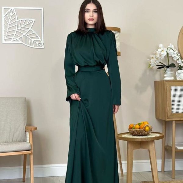 Women's Long Sleeve High Waist Dress