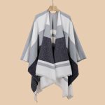 Women's  Match Decorative Spring Autumn Winter Tourism Ethnic Warm Split Cloak