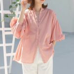 Women's Color Loose Cotton Women Shirt