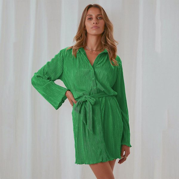 Women's Design Shirt Dress Women Clothing Dress