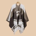 Women's  Match Decorative Spring Autumn Winter Tourism Ethnic Warm Split Cloak