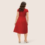 Women's Slim Fit Midi Dress