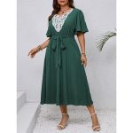 Women's Sleeve Waist Tight Dress