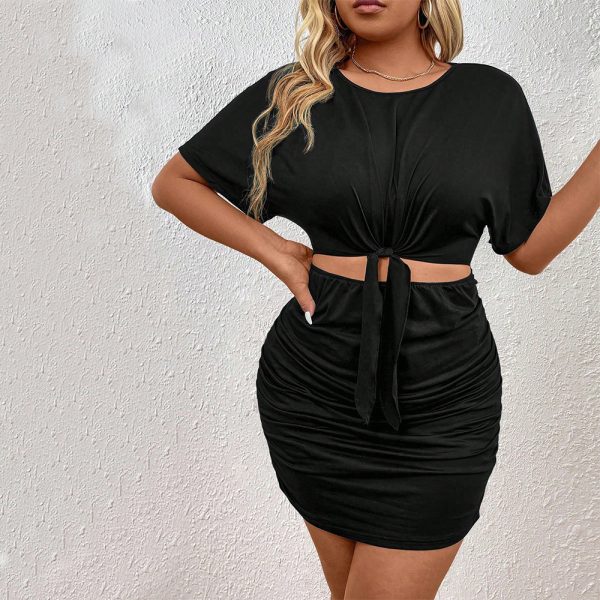 Women's  Summer High Waist Figure Flattering Sheath Short Dress