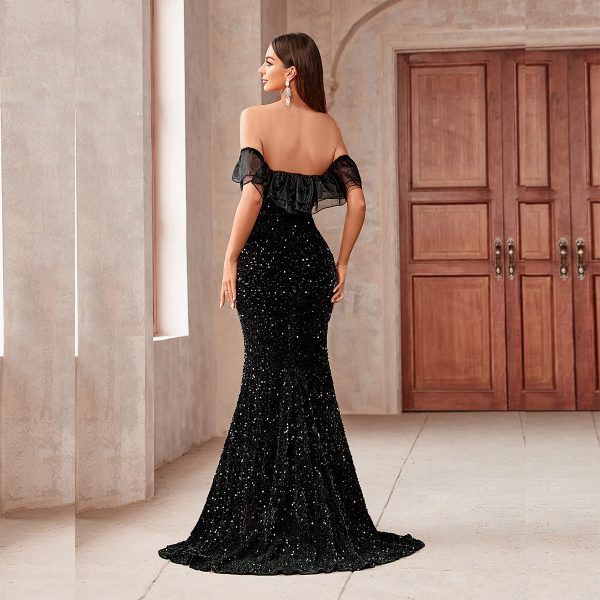 Women's Sequined Cocktail Evening Dress