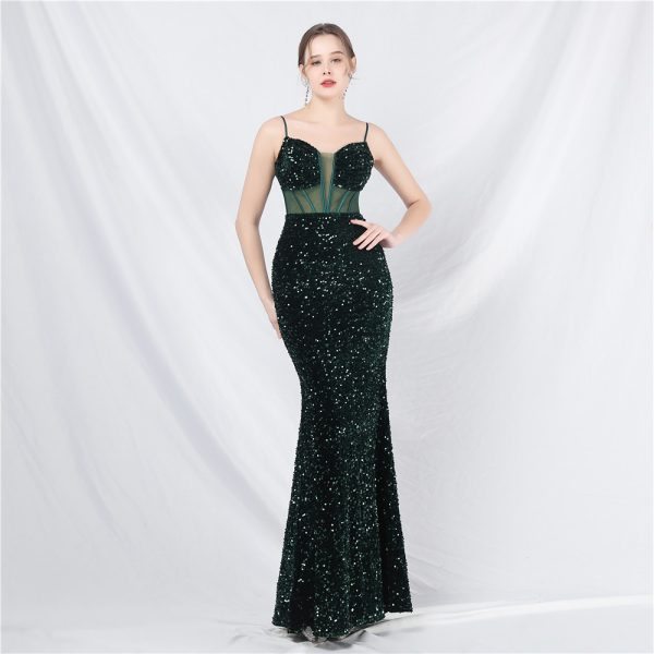 Women's Sequin High End Evening Dress